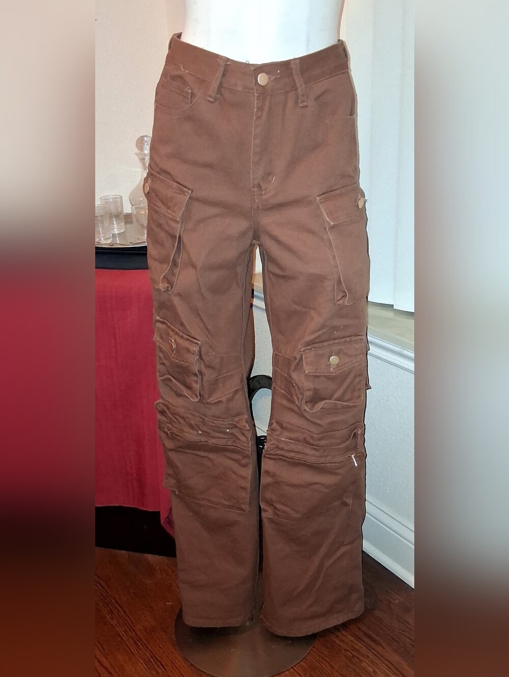 Wide Leg Cargo Jeans